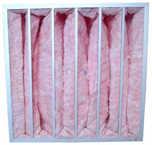 玻璃纤维袋式中效过滤器正面图 玻璃纤维袋式中效过滤器正面图