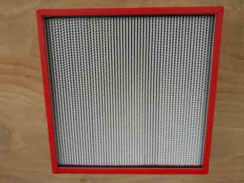 耐高温高效过滤器正面图 耐高温高效过滤器正面图