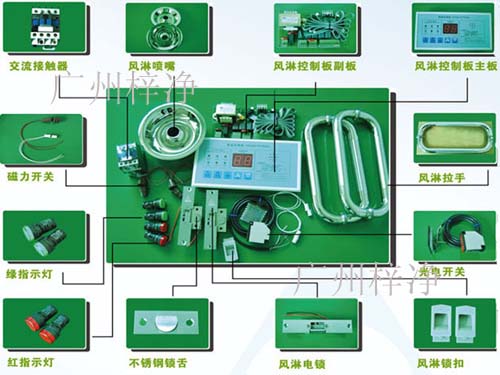 风淋室配件和货淋室配件 风淋室配件和货淋室配件