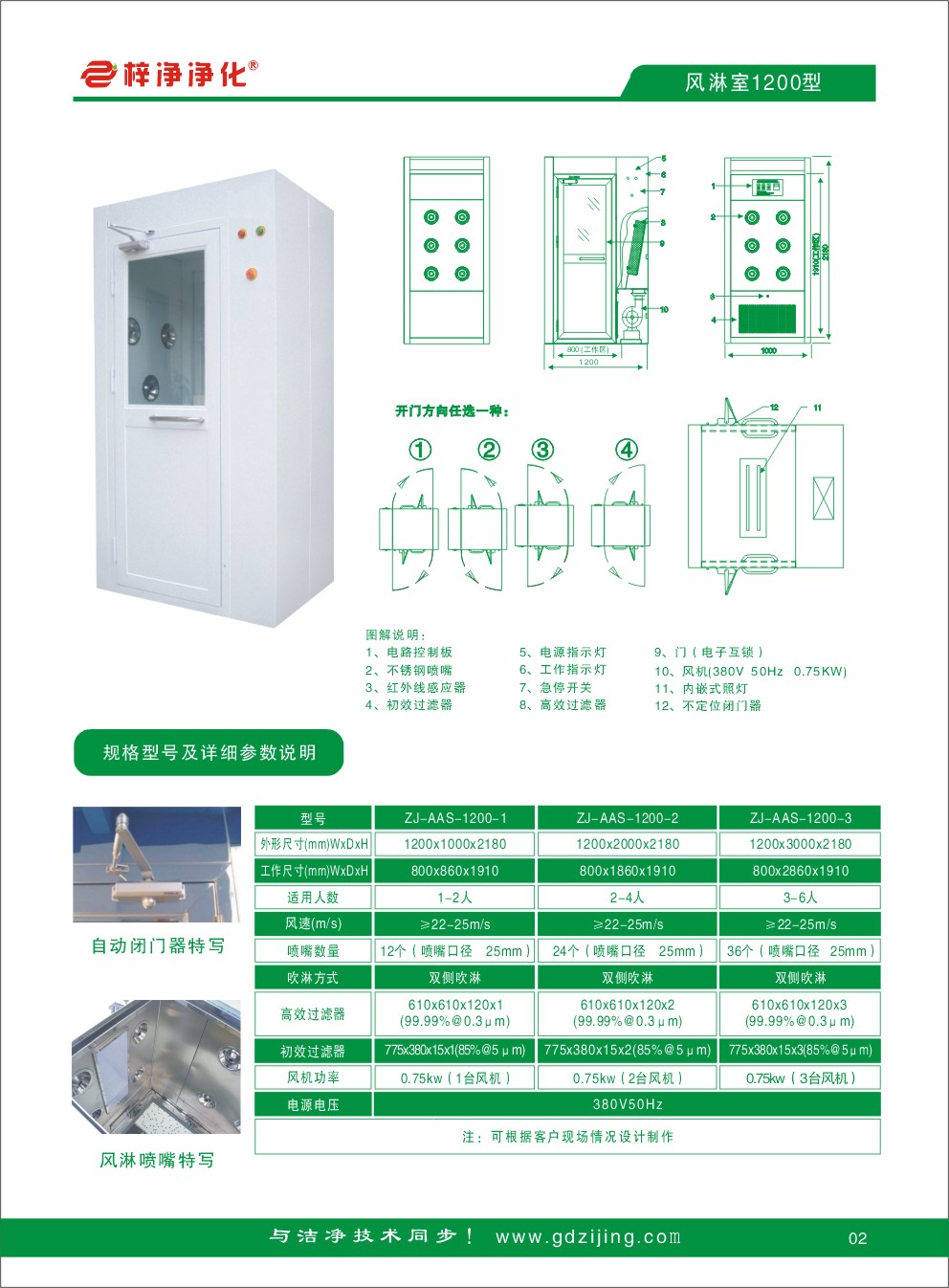 “优米app官方下载安装”牌风淋室规格尺寸 “优米app官方下载安装”牌风淋室规格尺寸